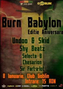 Burn Babylon Editie Aniversara